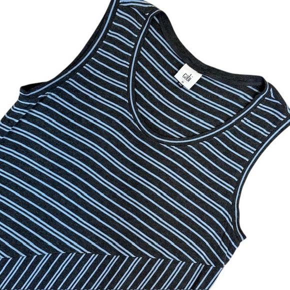 CAbi 5796‎ Striped Maxi Dress Sleeveless Casual Summer Tank Dress Size Med - Picture 3 of 15